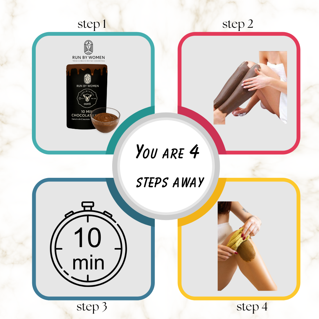 Chocolate Hair Removal Powder - 10 Min Full Body Wax - 100g